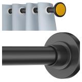 Black Shower Curtain Rod, Tension 30 80'
