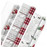 Hallmark Rustic Christmas Gift Wrap Paper (3)