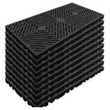 Plastic Pallets, 23.6'x11.8'x1.18' Blue/Black