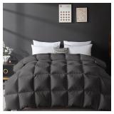 L LOVSOUL Goose Down Comforter Queen, 1200TC