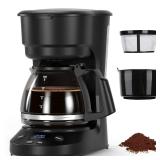 5-Cup Programmable Drip Coffee Maker