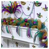 Riceshoot Mardi Gras Garland - Purple/Gold