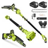 $110 Electric Pole Saws: 8' & 6' Mini Cordless