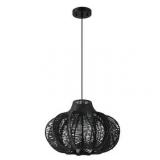 Creative Co-Op Boho Paper Rope Pendant Lamp