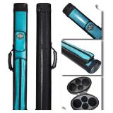 2x2 Hard Cue Case Oval Pool Cue Billiard Case