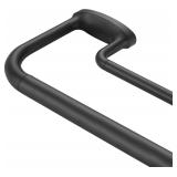 Curtain Rods 1' Front, 5/8' Back, Black 28-56'