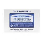Dr. Bronner s Peppermint Castile Bar, 5Ct
