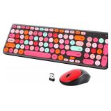 Retro Typewriter Wireless Keyboard (Black)