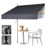 $144 HOMEDEMO 98x118 Manual Retractable Awning