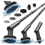 HOTO Cordless Spin Scrubber, 6 Brush Heads
