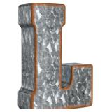 CraftyCrocodile 7' Galvanized Letters