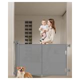 59-Inch Retractable Baby Gate with Strip