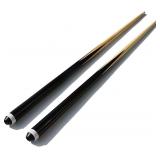 36' Hardwood Billiard Pool Cue Stick Set of 2