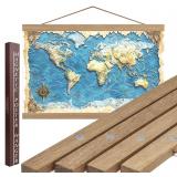 DACRI HOME Magnetic Poster Hanger 28x40 Teak