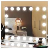 Vanity Mirror with Lights, 23x18, 10x, LEDs