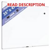 U Brands Magnetic Whiteboard 36x48, Aluminum