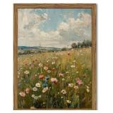 Vintage Wildflowers Wall Art, 24x16 inch
