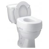 Carex Toilet Seat Riser 5-Inch, 300 lb White