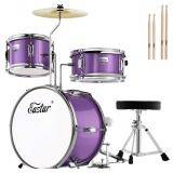 $160 Eastar 14' Drum Set, 3-Piece Purple