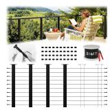 $240 Swageless Black Cable Railing Kit (4 Posts)