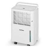$130 25 Pint Dehumidifier, 1500 sq ft, 71 oz Tank
