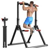 $160 Foldable Power Tower Pull Up & Dip Station