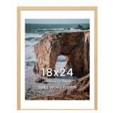 18x24 Picture Frame, Solid Ash Wood 18'x24' Photo