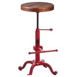 Topower Tractor Stool Bar Chair Antique Red