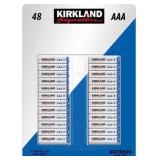 Kirkland Alkaline AAA Batteries 48 Count