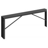 Console Table 78.7' Long Black CTHB20801