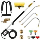 $109 Telescoping Pressure Washer Wand with Brush