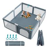 $126 Foldable Baby Playpen with Carry Bag