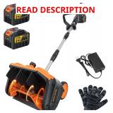 $200 Cordless Snow Shovel 3500W, Dual Batteries