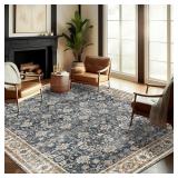 $189 Washable Area Rug 10x14, Boho Design
