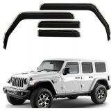 Smoke Tinted In-Channel Deflectors 4pcs GW0196