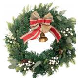 Christmas Wreath 24' Artificial Pine with Bow