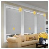 Motorized Blinds with Valance   Gray 23x72