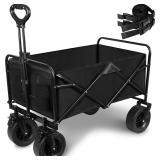 Collapsible Wagon Cart with All-Terrain Wheels