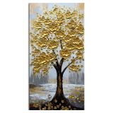 $104 zoinart 3D Gold Fortune Tree 48x24