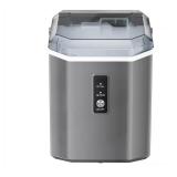 $176 8.66' x 33 lb Nugget Ice Maker, Grey