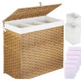 Greenstell 125L Laundry Hamper with Lid