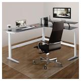 Office Chair Mat: Hardwood Floor 63x51 Clear