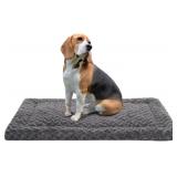 Washable Dog Bed Mat 35x22in Gray