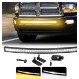 $145 WeiSen 42' 240W Dual Rows Light Bar w Bracket