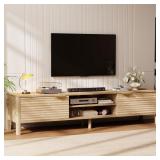 $200 TV Stand for Living Room - 80' TV Oak Stand