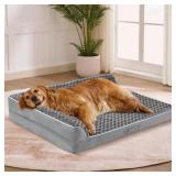 Large Dog Orthopedic Bed 42x30x7.5' Grey