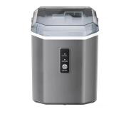 $176 8.66' x 33 lb Nugget Ice Maker, Grey