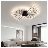 $190 JAYMP 50.4' Ceiling Light, Matte Black