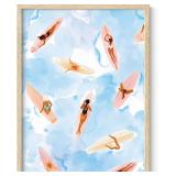 HAUS AND HUES Surfboard Print (12x16)