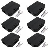 Mouse Stations with Keys 6 Pack, Black
